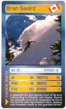 2003 Top Trumps Limited Edition Snowboarders #NNO Brian Savard Front